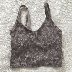 Lululemon Align Tank Size 2 Snake/Camo print